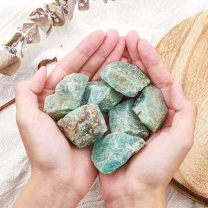 Crystaluck Amazonite Natural Raw Stone Stone - 0.78-1.18'' for energy cleansing, meditation and display