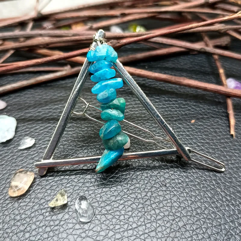 Crystaluck Crystal Triangle Gravel Geometric Hair Ac 15 Crystaluck Crystal Triangle Gravel Geometric Hair Accessories Comb Hairpin for hair styling, daily wear and gift giving