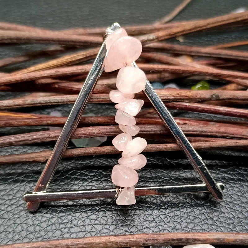 Crystaluck Crystal Triangle Gravel Geometric Hair Ac 18 Crystaluck Crystal Triangle Gravel Geometric Hair Accessories Comb Hairpin for hair styling, daily wear and gift giving