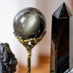Crystaluck Customized Obsidian Energy Set Ornament Crystal Array for home decor, desk display and gift giving